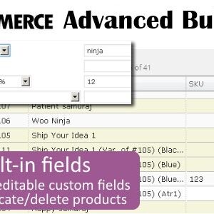 WooCommerce Advanced Bulk Edit 电商产品高级批量编辑插件
