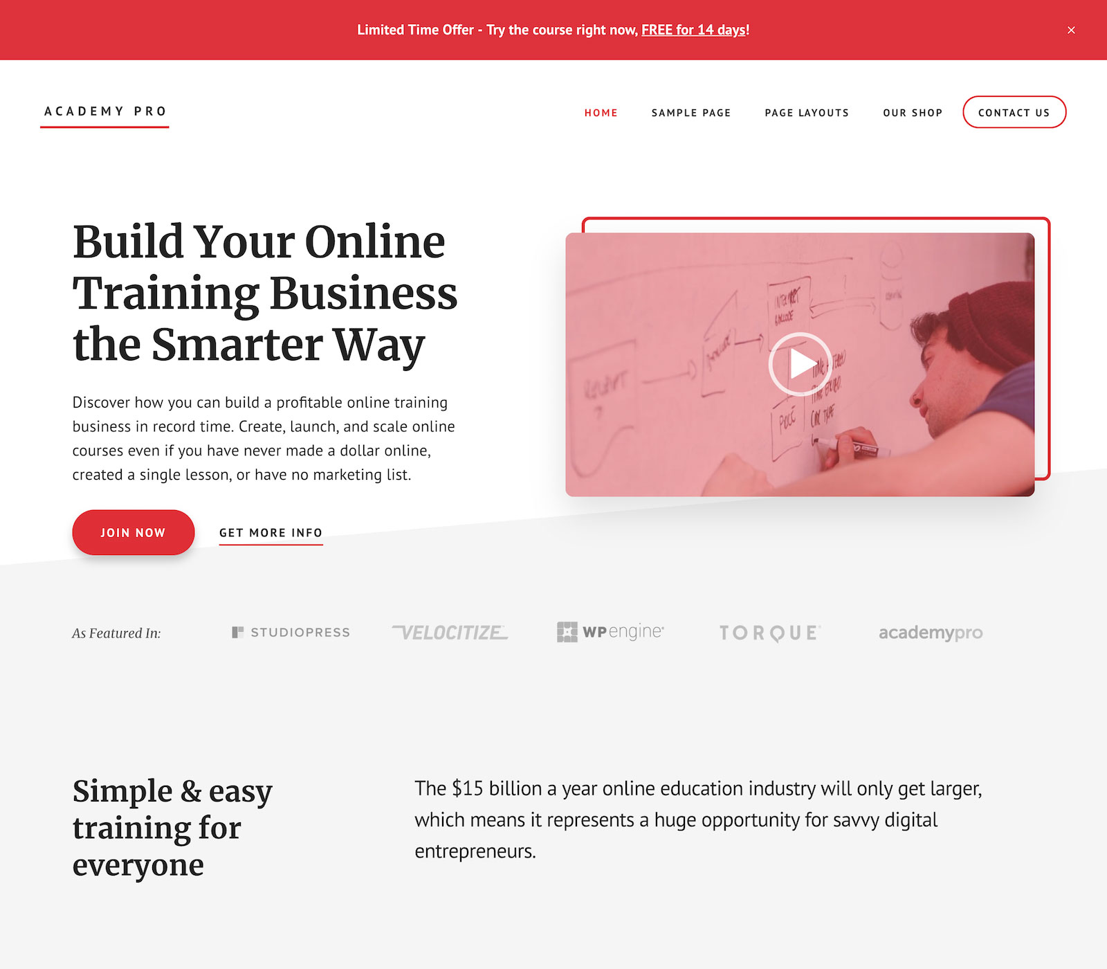 StudioPress Academy Pro Genesis WordPress主题中文版