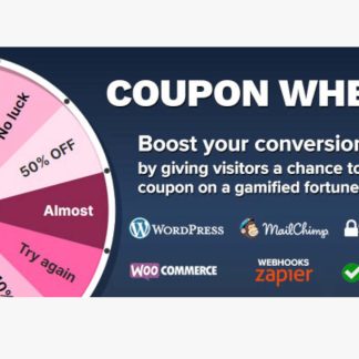 Coupon Wheel for WooCommerce | WordPress电商网站优惠券游戏转盘
