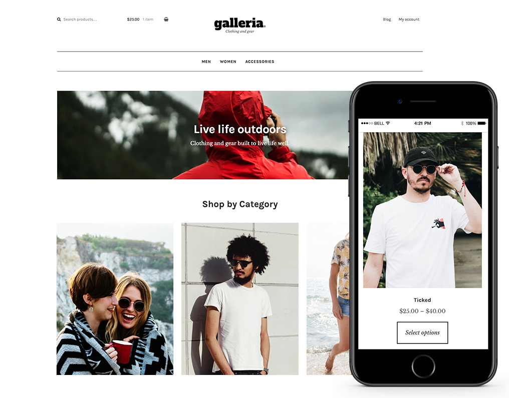 Storefront Galleria | 时尚 设计 WooCommerce 电子商务主题