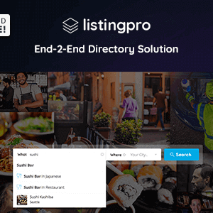ListingPro – Directory Wordpress Theme 目录网站主题