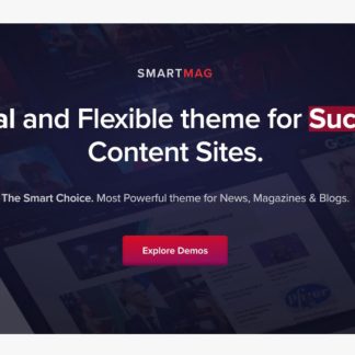 SmartMag Extremely Flexible WordPress 制作您最好的杂志、新闻、博客或评测网站
