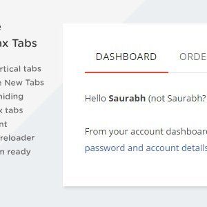 SS WooCommerce Myaccount Ajax Tabs