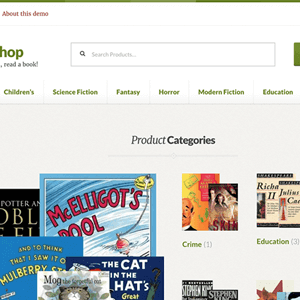 Storefront Bookshop WooCommerce主题