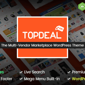 Topdeal – Multipurpose Marketplace Wordpress Theme