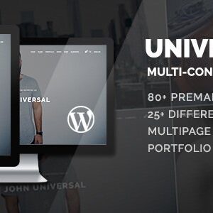 Universal - Smart Multi-Purpose WordPress Theme 聪明的多用途WordPress主题