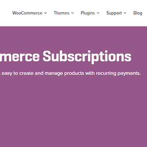 Woocommerce Subscriptions