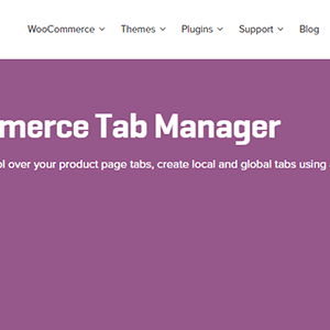 WooCommerce Tab Manager