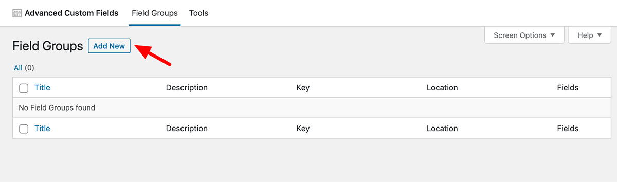 使用ACF插件向WooCommerce产品添加自定义字段