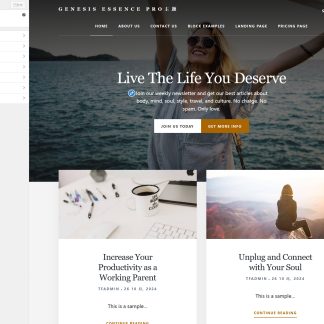 Genesis Essence Pro主题实例镜像