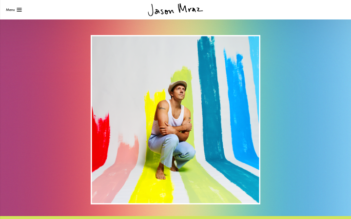 杰森·玛耶兹 (Jason Mraz) 网站主页